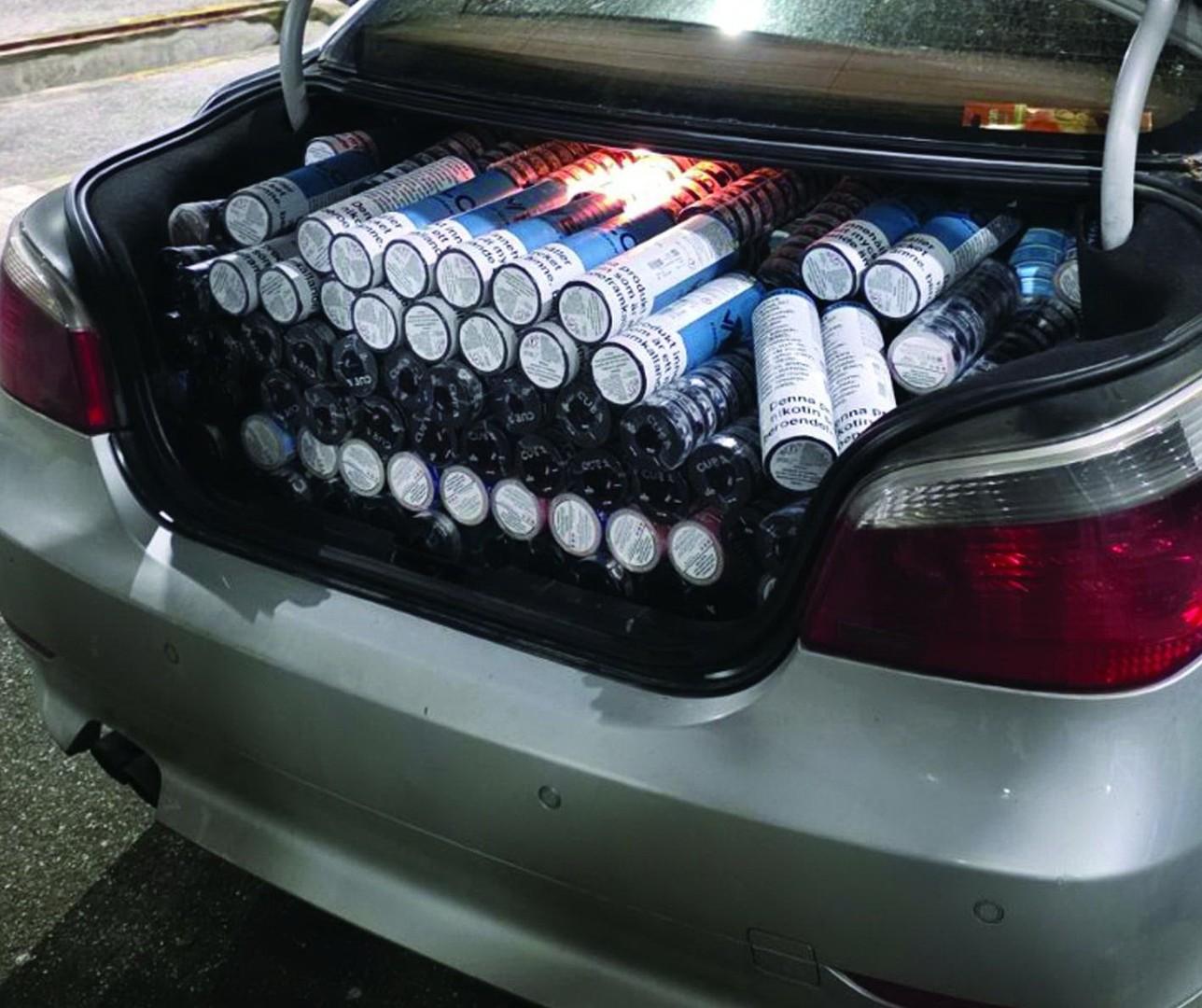 Запленети 4.800 пакувања никотински ќесички на Табановце