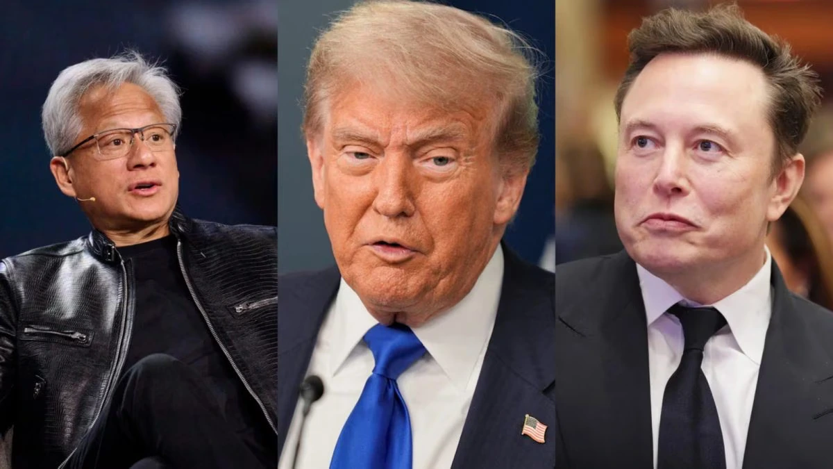Трамп патува во Кина со Маск и директорот на „Нвидија“